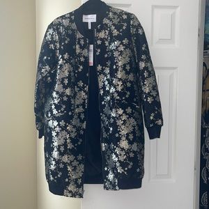 BCBG Jacquard Bomber Jacket. NWT. Never worn before due to being too small.